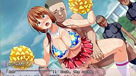 Kanojo Becomes Team Manager for Sex in Hentai Orgy Game