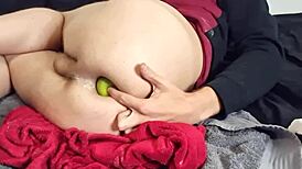 Masked Surprise Sex With Gay Friend Involves Dildo, Cum, And Facial