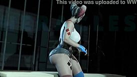 Harley in an animated adventure