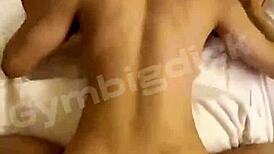 handsome gay asian couple fucks bareback in doggystyle