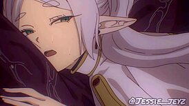 i love watching frieren hentai video with all the sexy scenes