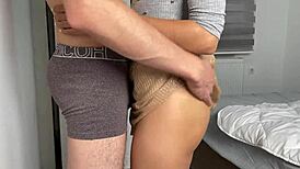 Watch pantera nika give a deep blowjob in the bedroom? Cfnm style with handjob action.