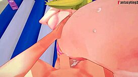 dark magician girl in bikini gets fucked in yu-gi-oh fantasy