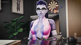 Hentai Star Bent Over for Uncensored Anal Creampie