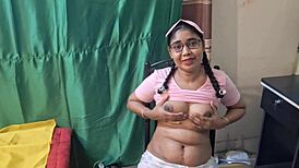 stepbrother enjoys doggystyle sex with stepsister hanif and adori at home