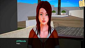 Új családban 282. rész, a nagy cicis milf erotikusan élvezi