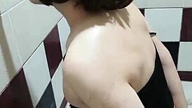 this asian guy practices blowjob training with masturbation