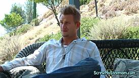 Hey, wanna see this neglected milf bang her stepson hard?