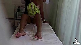 Wife grabs therapist's cock during tantric massage