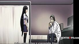 Old teacher turns naive lesbian students straight with raw hentai action. They can't resist hentaix99.