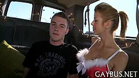 Enjoying a pleasurable blowjob from a gay guy