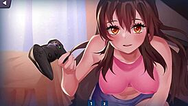 Curvy Gamer Girl Carla Reveals Huge Tits