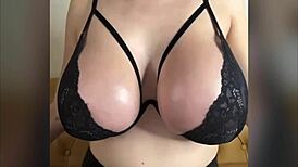 young milf showing big milky tits and nipples