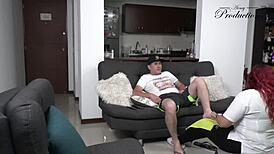 Manicurist can't resist bending over milf client for wild doggystyle