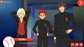 Ichiru takes control in gay anime bacchikoi route part 1