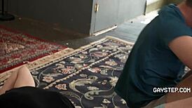 Post Workout Gay Step Sibling Rivalry Heats Up with Bareback Action. Can't Believe This Intense Gaystep Encounter!