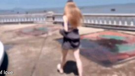 Skinny babe gets wild sex in woods and inside car outdoors