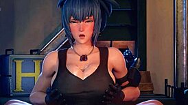 와 3D KOF 치카스 애니 핫하고 리얼 믿기지 않아!!