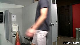 Gay Gloryhole Fuck In Toilet With Intense Action