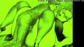 Vintage Erotic Art With a Seductive Retro Twist