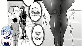 Female in heat with big tits in anime hentai scene 4