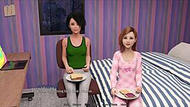 hey, check out my new memories with a brunette in the game