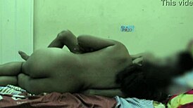 Asian girl waits naked in bedroom for homemade creampie