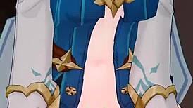 Anime hentai creampie in 3D cartoon porn