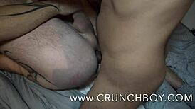 Muscle Sexy Latino Fucks Bareback And Creampies Hard