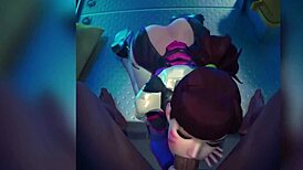 Check it, Overwatch’s wildest cum and squirt animations in one hot compilation! 🔥