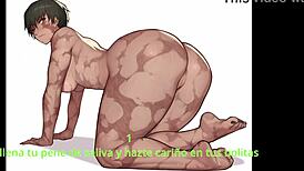 Maki Zenin Te Domina with Femboy Sissy Jerk Off Instructions