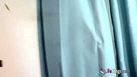 Tina's dream comes true with busty gal gangbang