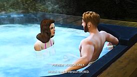 Peggy's affair heats up in this 3D hentai preview, naughty and sexy.