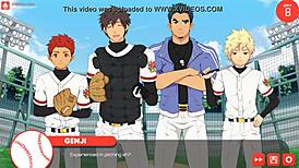 Ichiru takes control in gay anime bacchikoi route part 1