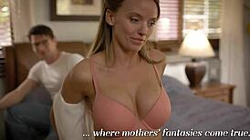 Dude, my hot stepmom flashes big tits to get me all worked up!