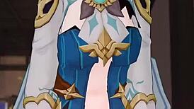 Anime hentai creampie in 3D cartoon porn