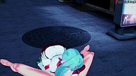 Rebecca Blowjob In Night City Cyberpunk Fantasy