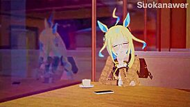 Uma Musume rides in cowgirl with squirting 😍