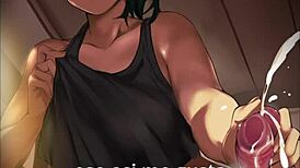 Maki Zenin Te Domina with Femboy Sissy Jerk Off Instructions