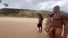 Damn! Took My Friend to Nudist Beach for Wild African Gay Action! Unforgettable Fetish Fun!