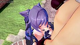 Genshin Liyue hentai MMD is so hot!