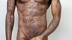 Short Video Nice Cumshot From Big Ebony Cock!