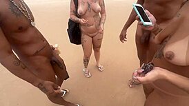 Damn! Took My Friend to Nudist Beach for Wild African Gay Action! Unforgettable Fetish Fun!