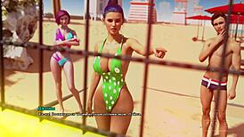 Complete Gameplay Unveiled! Life in Santa County Part 15 with Big Tits Model