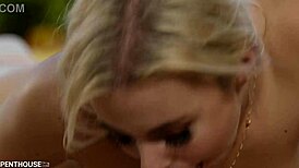 aria banks tanning session turns into hardcore fucking with her creepy roommate