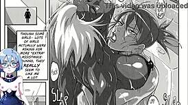 just a wild girls' night out with crazy anime futanari vibes.