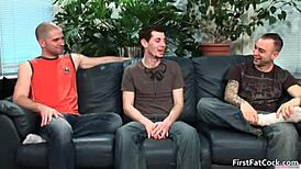 Aiden blue gets his very first big gay video