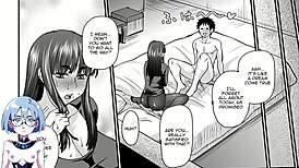 Female in heat with big tits in anime hentai scene 4