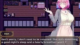 entering the witch's castle and meeting suspicious men