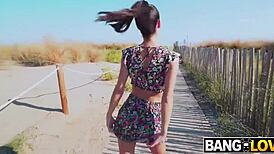 Wild Natasha La Piedra In Public